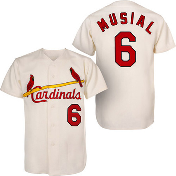 1705 Majestic St Louis Cardinals STAN MUSIAL Baseball Jersey GRAY New