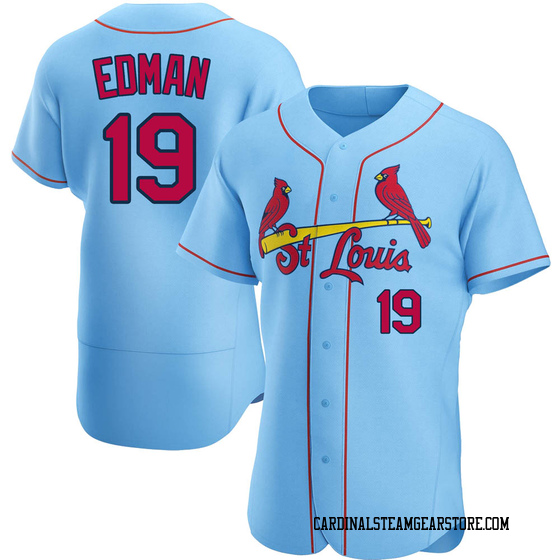 Men's St. Louis Cardinals Tommy Edman Light Blue Alternate Jersey