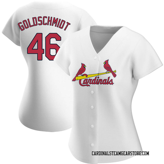 Women's St. Louis Cardinals Paul Goldschmidt White Home Jersey Authentic
