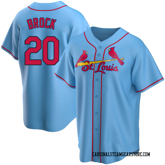 lou brock cardinals jersey