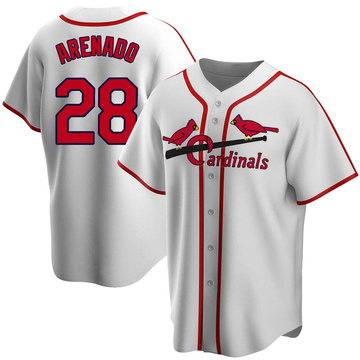 Youth Nike Nolan Arenado Cream St. Louis Cardinals Alternate Replica Player  Jersey